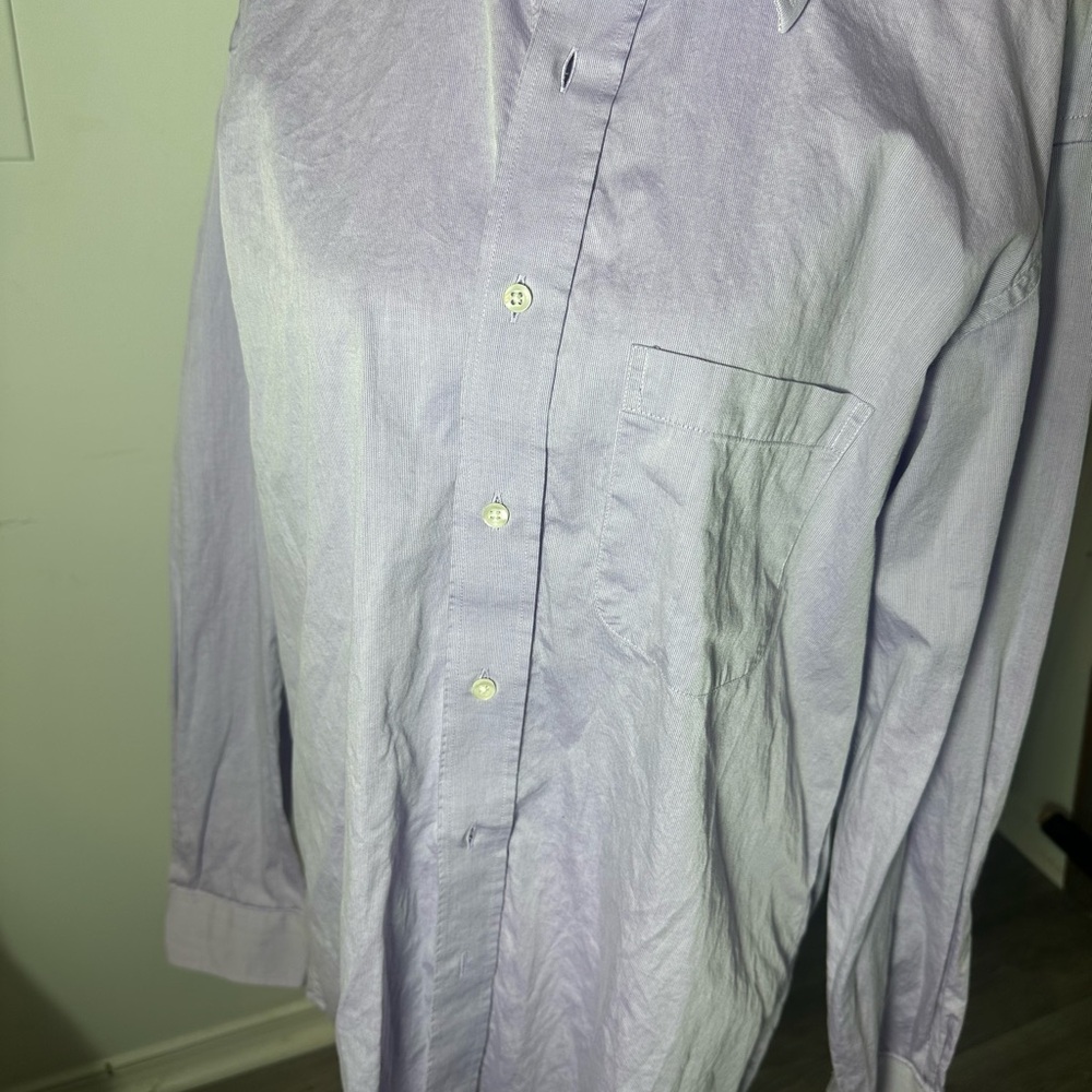 Saks Fifth Avenue Light Purple Casual Shirt